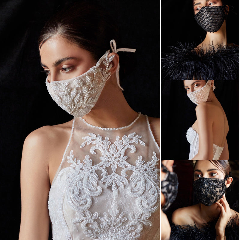 Formal Luxury Black mask, Beaded Black Mask, Formal Mask, Prom mask, bridal mask, wedding mask, luxury mask, designer mask