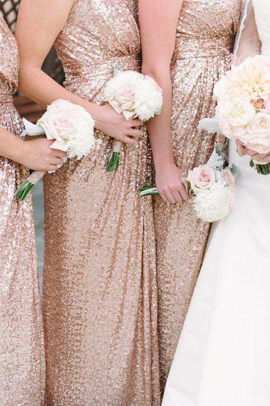Sequin Long bridesmaid Dress