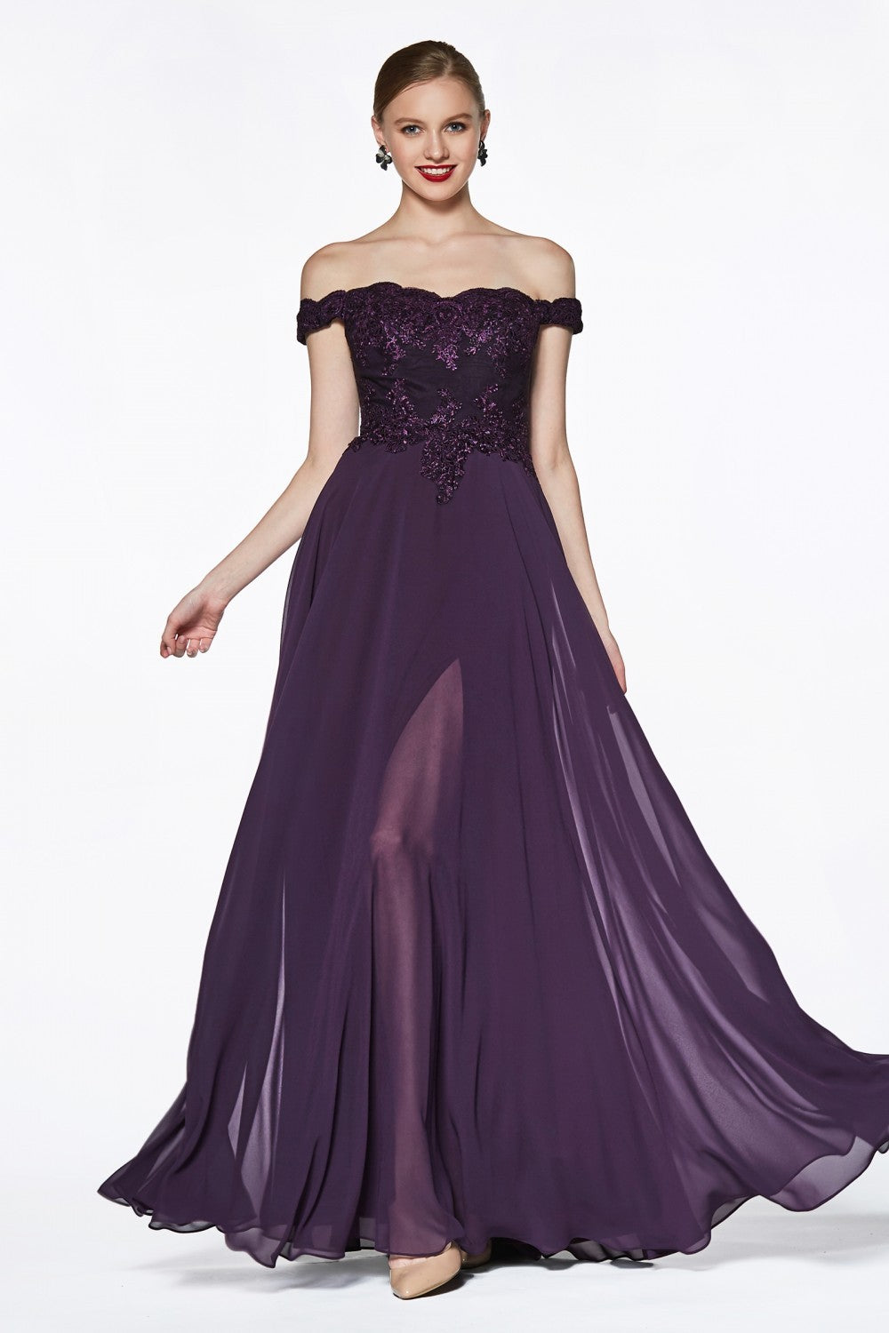 windsor purple prom dress Dark sparkle For sale: purple sequin prom