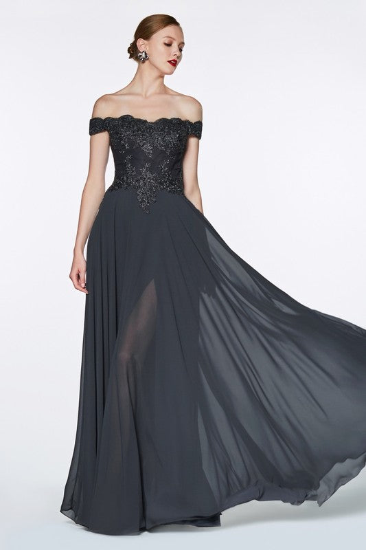 Charcoal Bridesmaid Dress