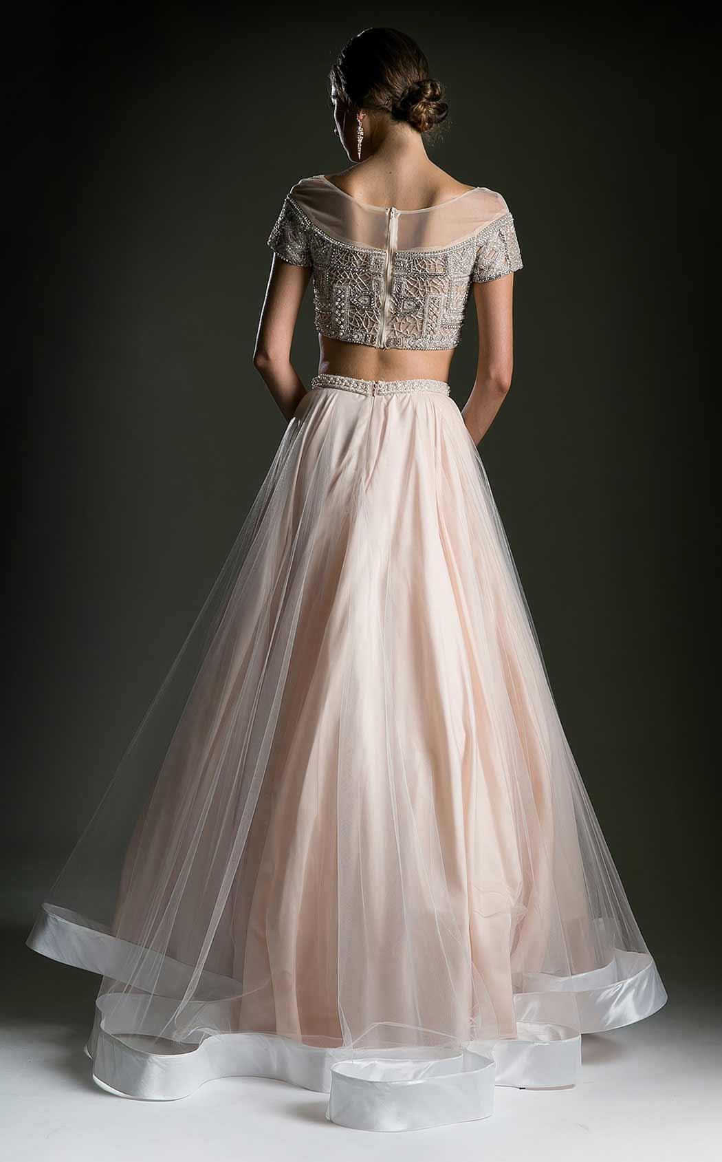 2018 Designer Crop top and skirt Beaded Prom Evening Gown Frugal Mughal 2018 Designer Crop top and skirt Beaded Prom Evening Gown Frugal Mughal
