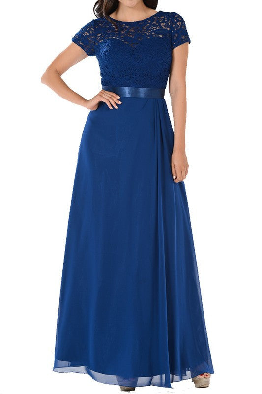 Navy mother of the bride dress
