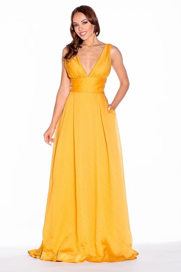 Canary Yellow Bridesmaid Dress