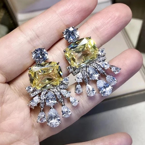 Canary Diamond Earrings