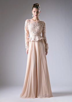 champagne mother of the bride dress