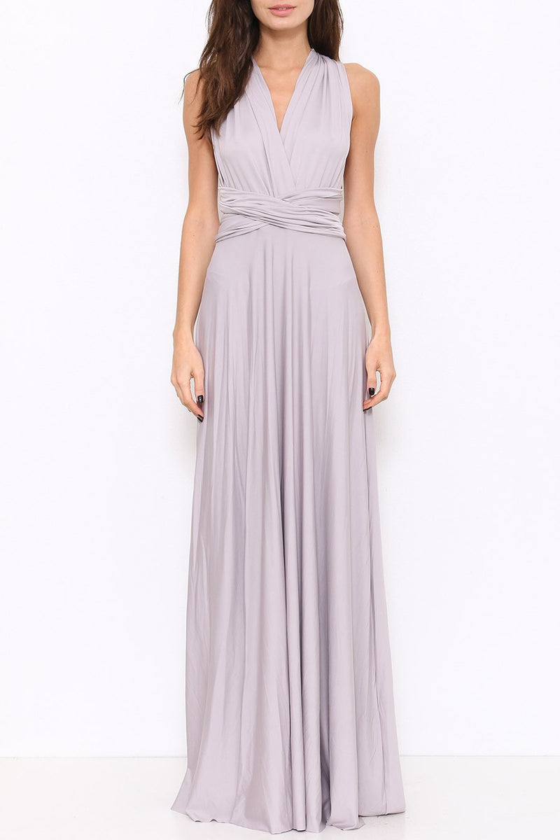 Affordable Convertible Maxi Bridesmaid Dress in 3 colors