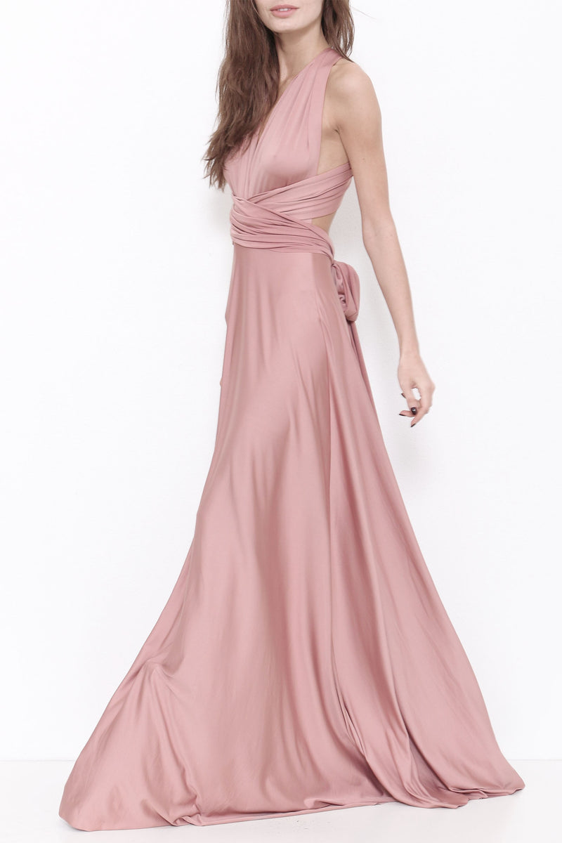 Affordable Convertible Maxi Bridesmaid Dress in 3 colors