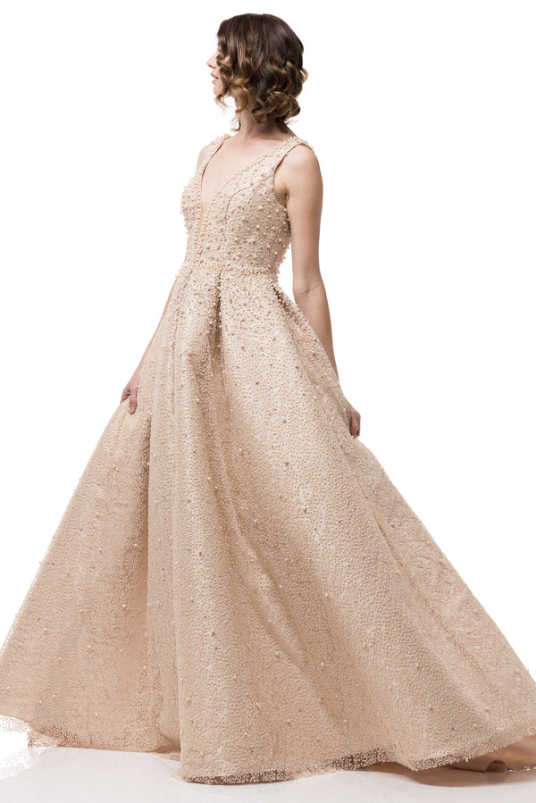 Champagne Ball Gown