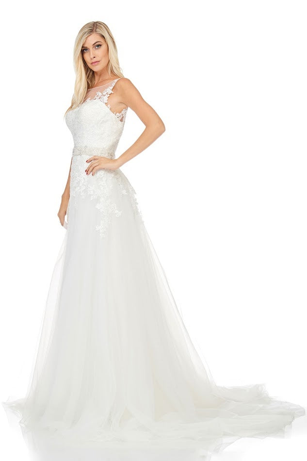 Off-White Wedding Gown