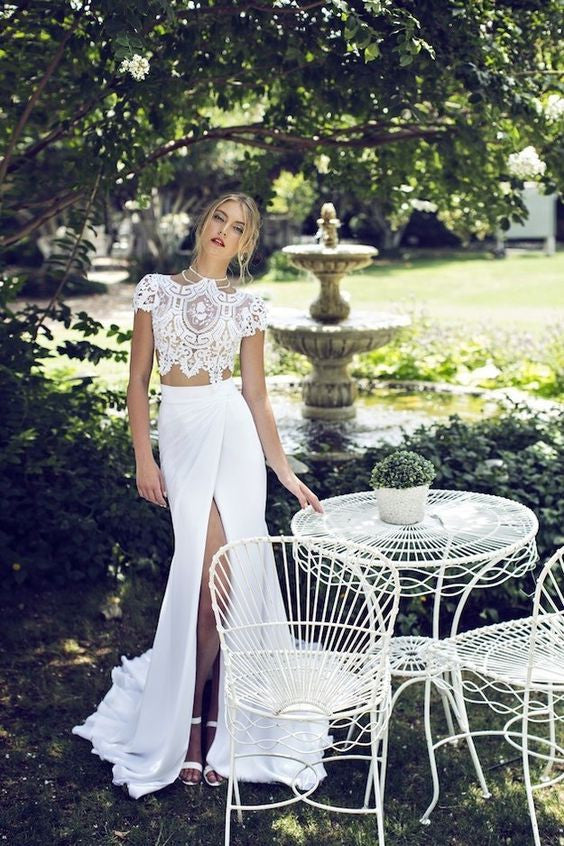 Unique Designer Runway Celebrity Baroque Cut Out Crop Top Inspired by Riki Dalal