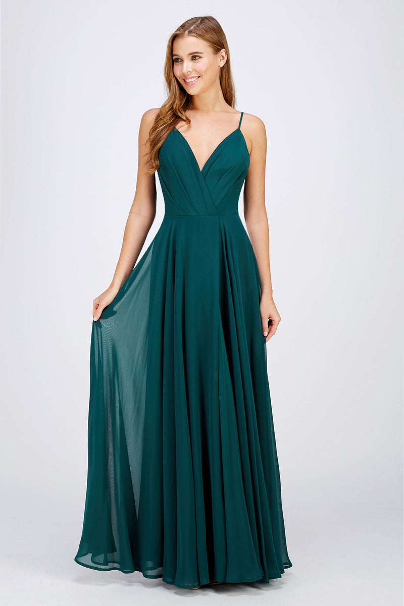 Hunter Green Bridesmaid Dress