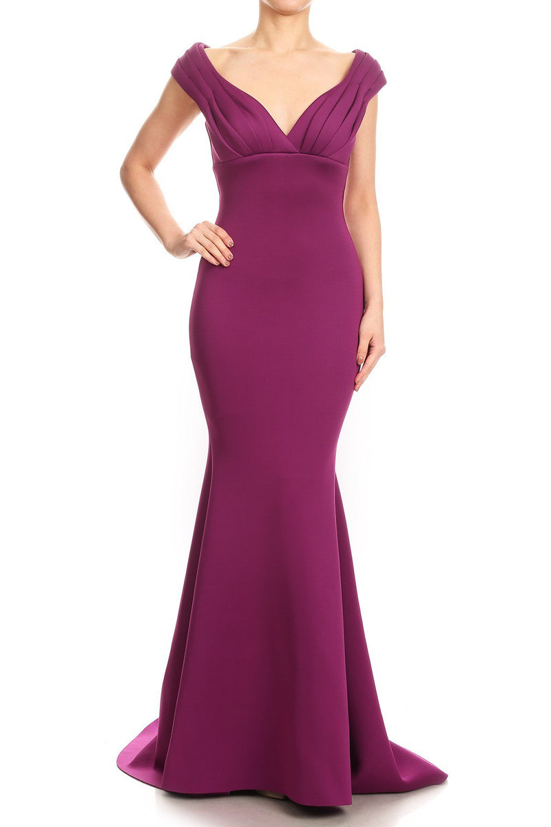 Magenta Bridesmaid Dress