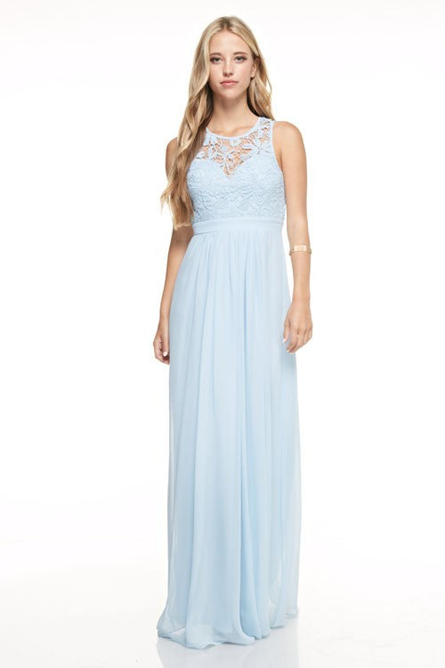 Affordable Floor Length chiffon "Rainbow" Bridesmaid Dress in 10 Colors