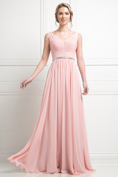 Affordable pleated classy Party Prom Bridesmaid dress in 5 colors 4- 18