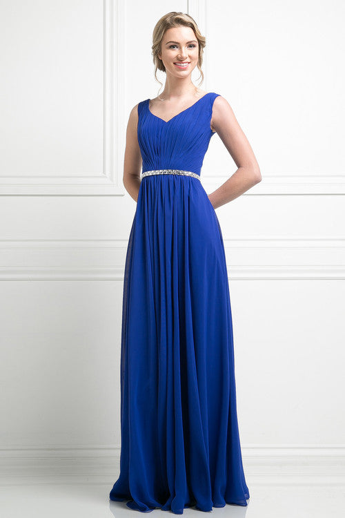 Affordable pleated classy Party Prom Bridesmaid dress in 5 colors 4- 18