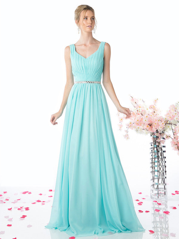 Affordable pleated classy Party Prom Bridesmaid dress in 5 colors 4- 18