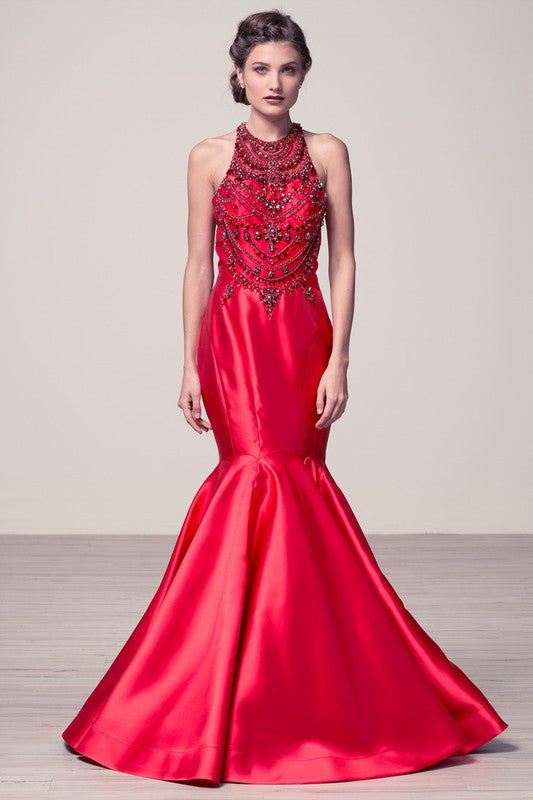 Red Evening Gown