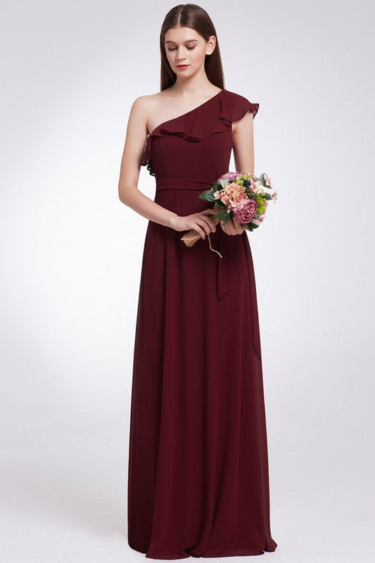 Burgundy Bridesmaid Dress